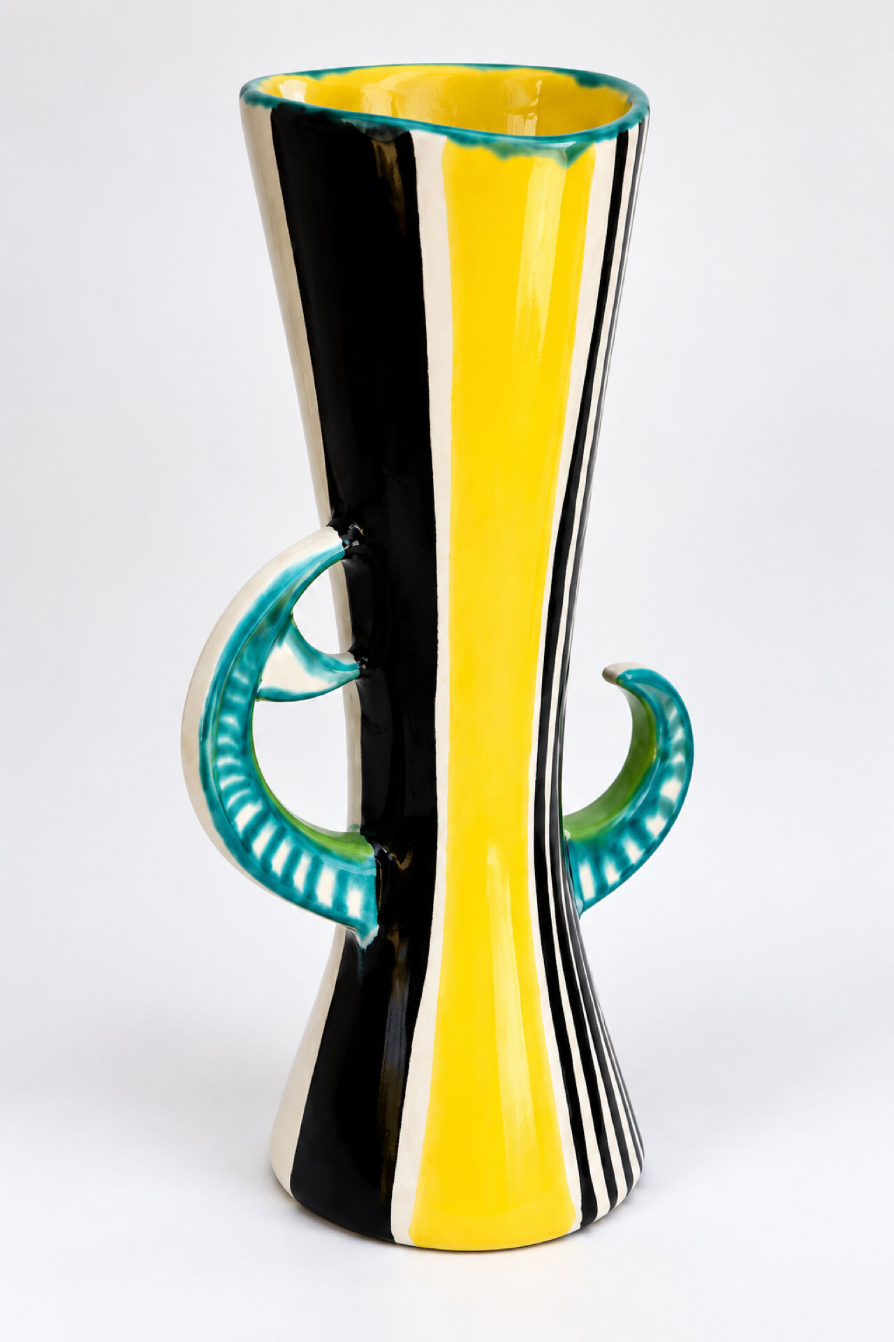 Vase Gabriel Fourmaintraux signed GF, 1950s-60s.