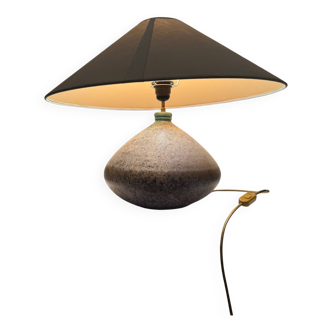 Ceramic lamp, signed unique piece, by Bernard Buffat