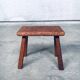Carved Oak Side Table, 1940s