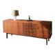 Vintage minimalist sideboard 1960s walnut