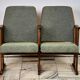 Vintage Green Folding Cinema Chairs, 1970s Czechoslovakia