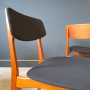 4 Scandinavian chairs by Bundgaard Rasmussen for Thorso Stolefabrik 1960