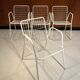 4 vintage Emu Rio chairs from Italy, 1980.