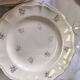 Sarreguemines set of 12 flat plates model Raphaël or flowers of F
