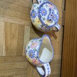 Cream pot and sugar bowl set from the 1930s.