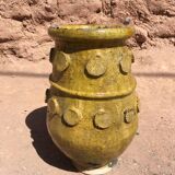 Tamegroute pottery enamelled planter