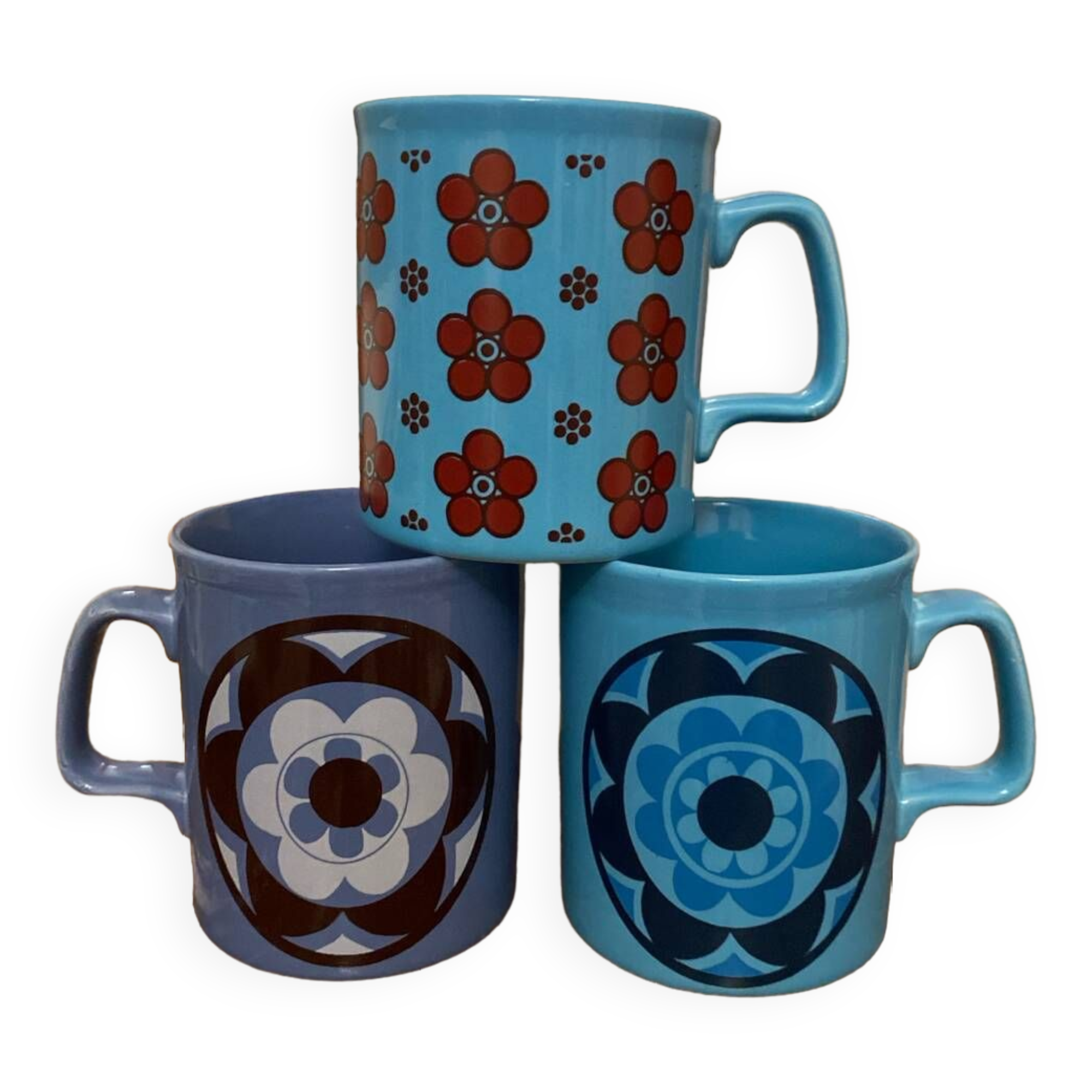 Lot de mugs staffordshire