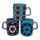 Lot de mugs staffordshire