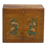 Coffre chinois avec peinture originale – Chine, vers 1900