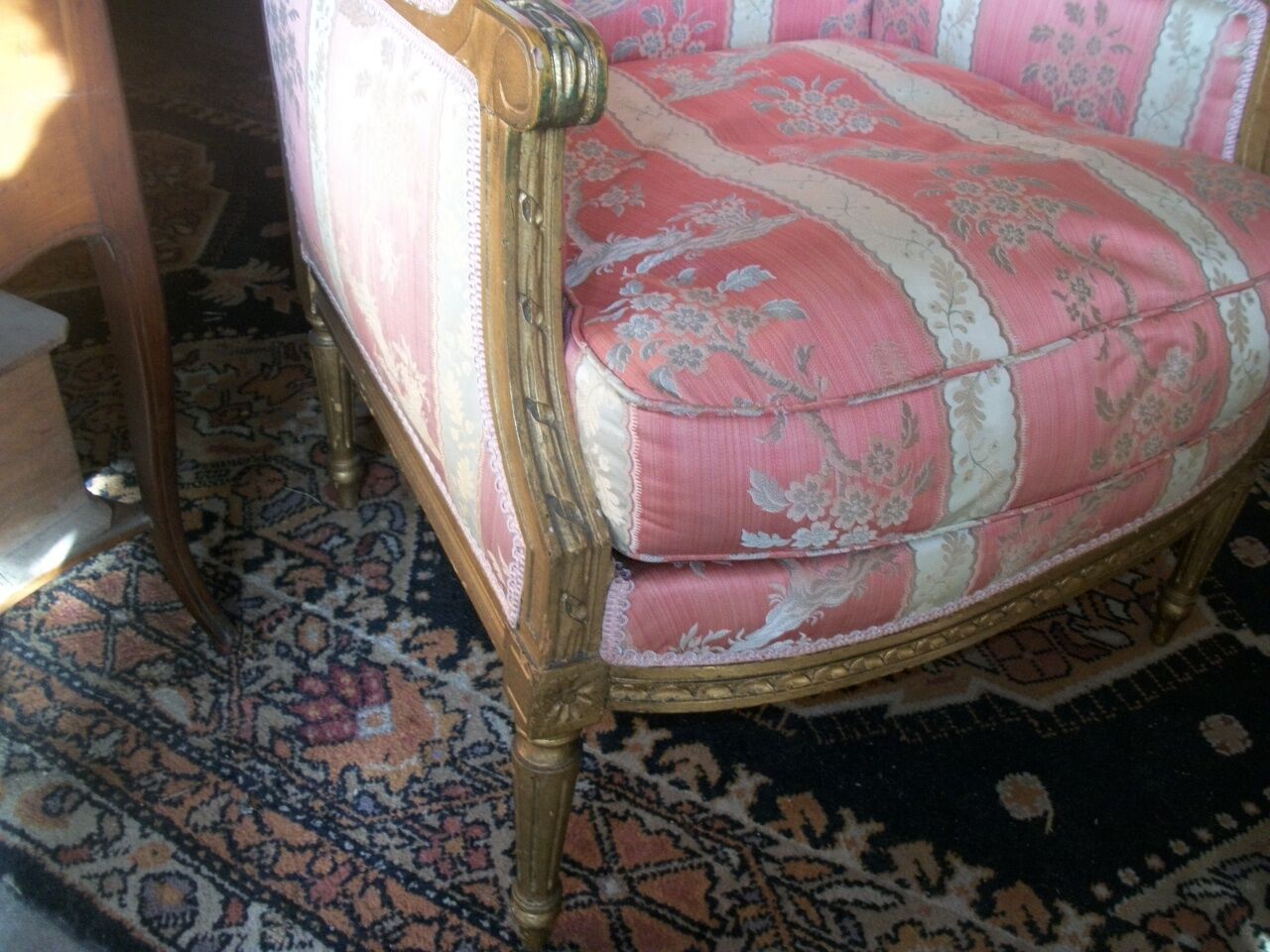 Pair of shepherdess armchairs