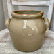 Grease pot or stoneware salt pan