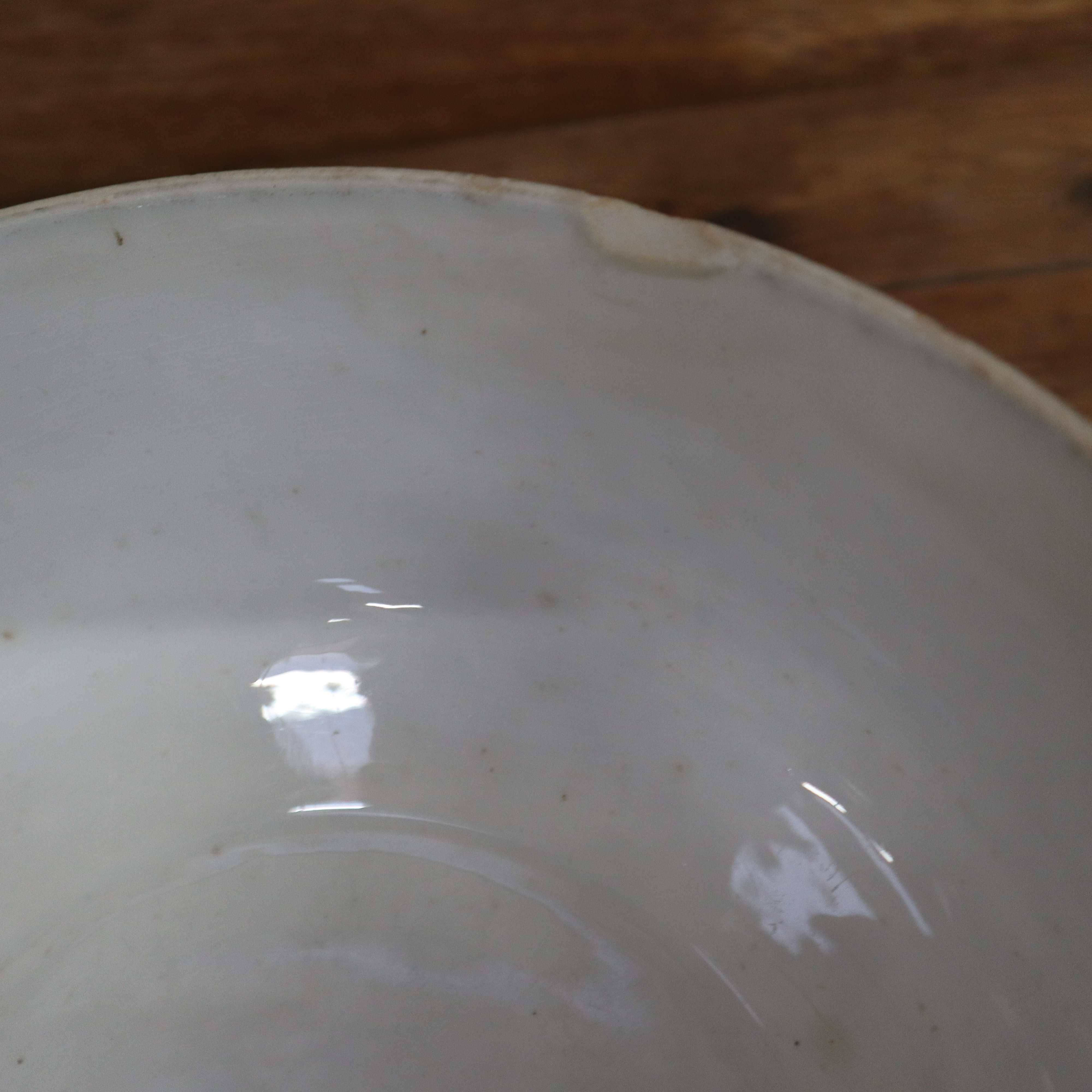 Antique salad bowl Terre de Fer Ceranord / Saint-Amand 1930
