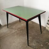 Table Tolix, by Xavier Pauchard pedestal compass