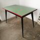 Table Tolix, by Xavier Pauchard pedestal compass