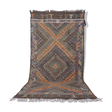 Tapis kilim anatolien surdimensionné sku1890