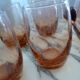 Set de 6 verres et seau a glace en cristal soufflé Murano vintage