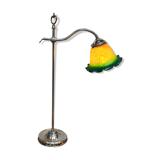 Desk lamp 1920 nickel plated . 58x 35