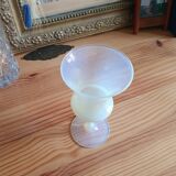 Vase coupe en opaline
