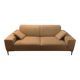 Canapé gris en tissu (214 cm)