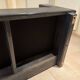 Black leather sofa by Sede – Design by Andrée Putman – 1990s