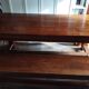 Solid oak farm table