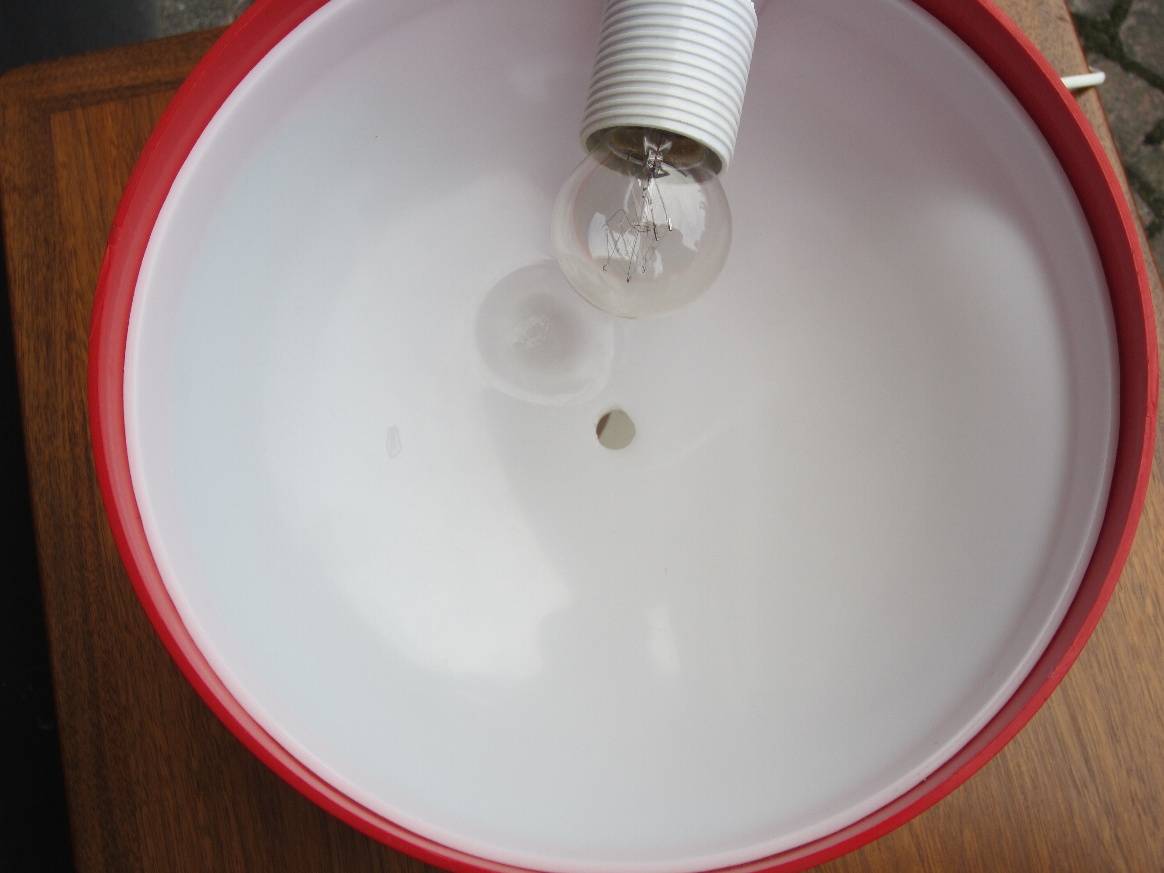 Lamp red Joe Colombo KD29