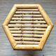 Porte plante en bambou vintage