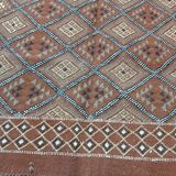 Handmade brown mergoum carpet - 170x122cm