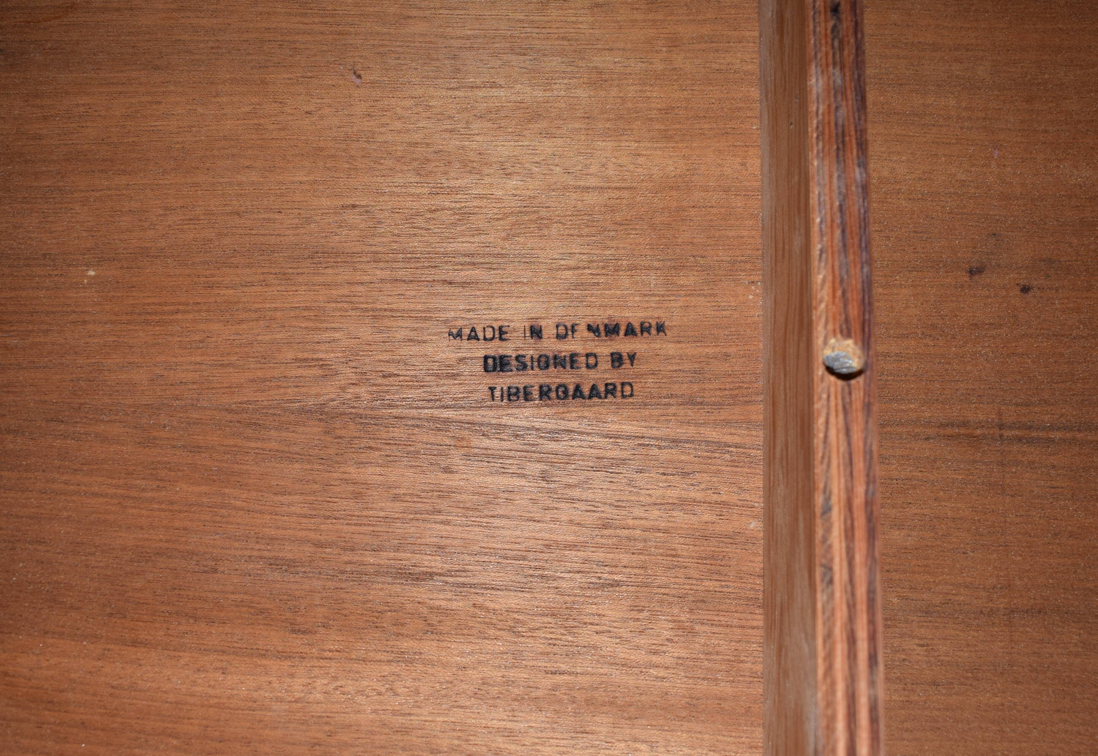 Mid-Century Danish Teak Desk by Gunnar Nielsen for Tibergaard, 1960s.