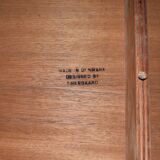 Mid-Century Danish Teak Desk by Gunnar Nielsen for Tibergaard, 1960s.