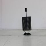 Minimalistic dutch design perforated metal umbrella stand