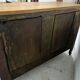 Louis XV commode with three drawers in solid walnut, 18th century