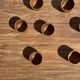 Mini cup, saucer or egg cup in teak H5 D5