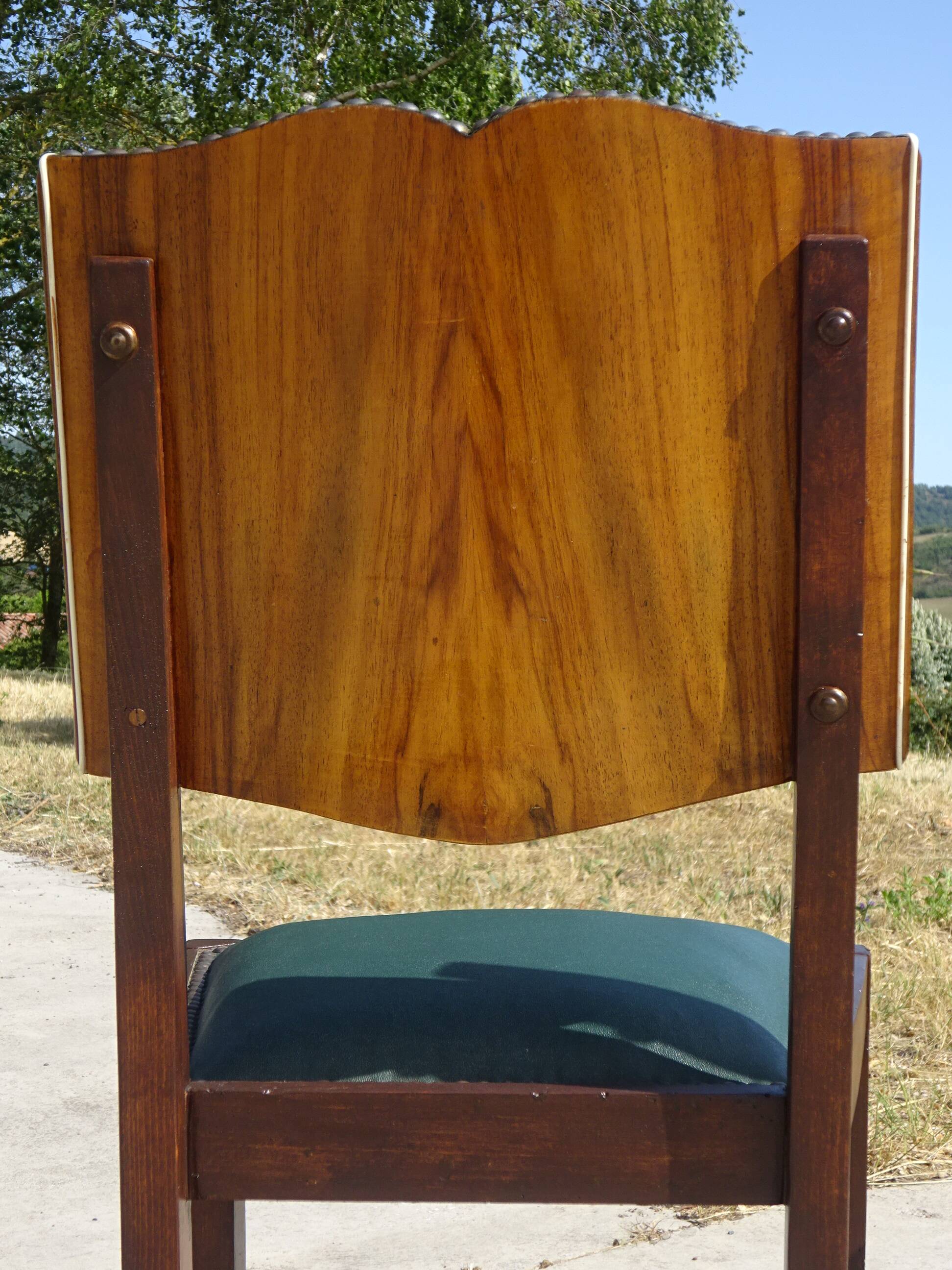Restored Art Deco chairs, the 6.
