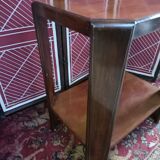 Old small art-deco pedestal table