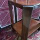 Old small art-deco pedestal table