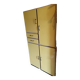 Yellow formica kitchen cabinet