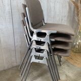 Series of 4 chairs by Piretti Giancarlo, Castelli