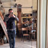 Miroir trumeau glaces type Versailles