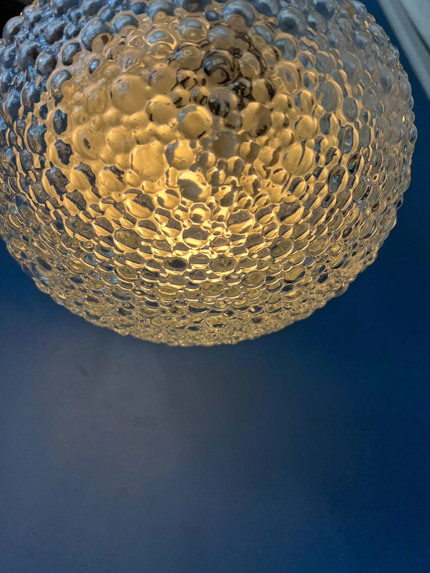 Helena Tynell Glashütte vintage glass ceiling light