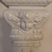 Antique column console