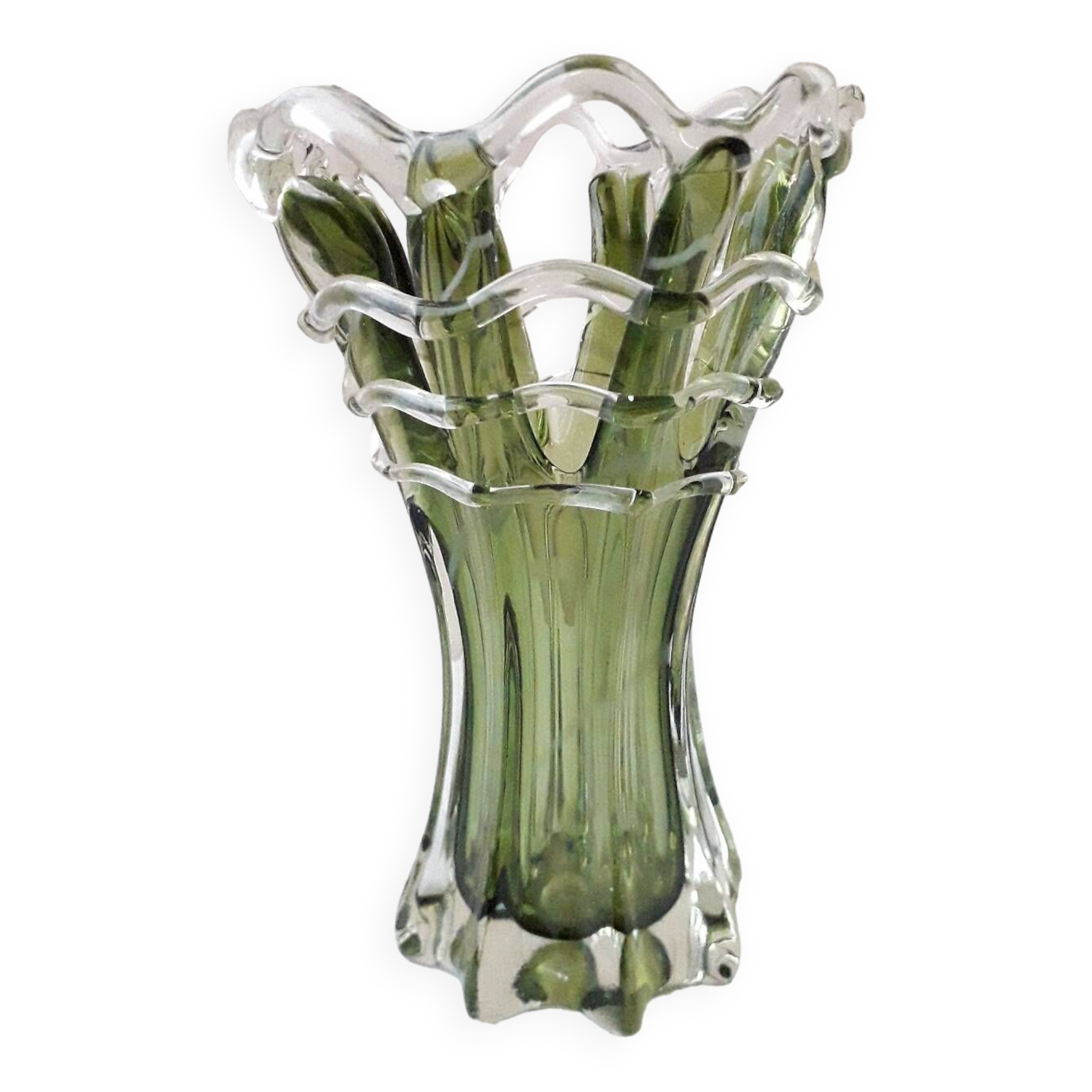 Blown glass vase