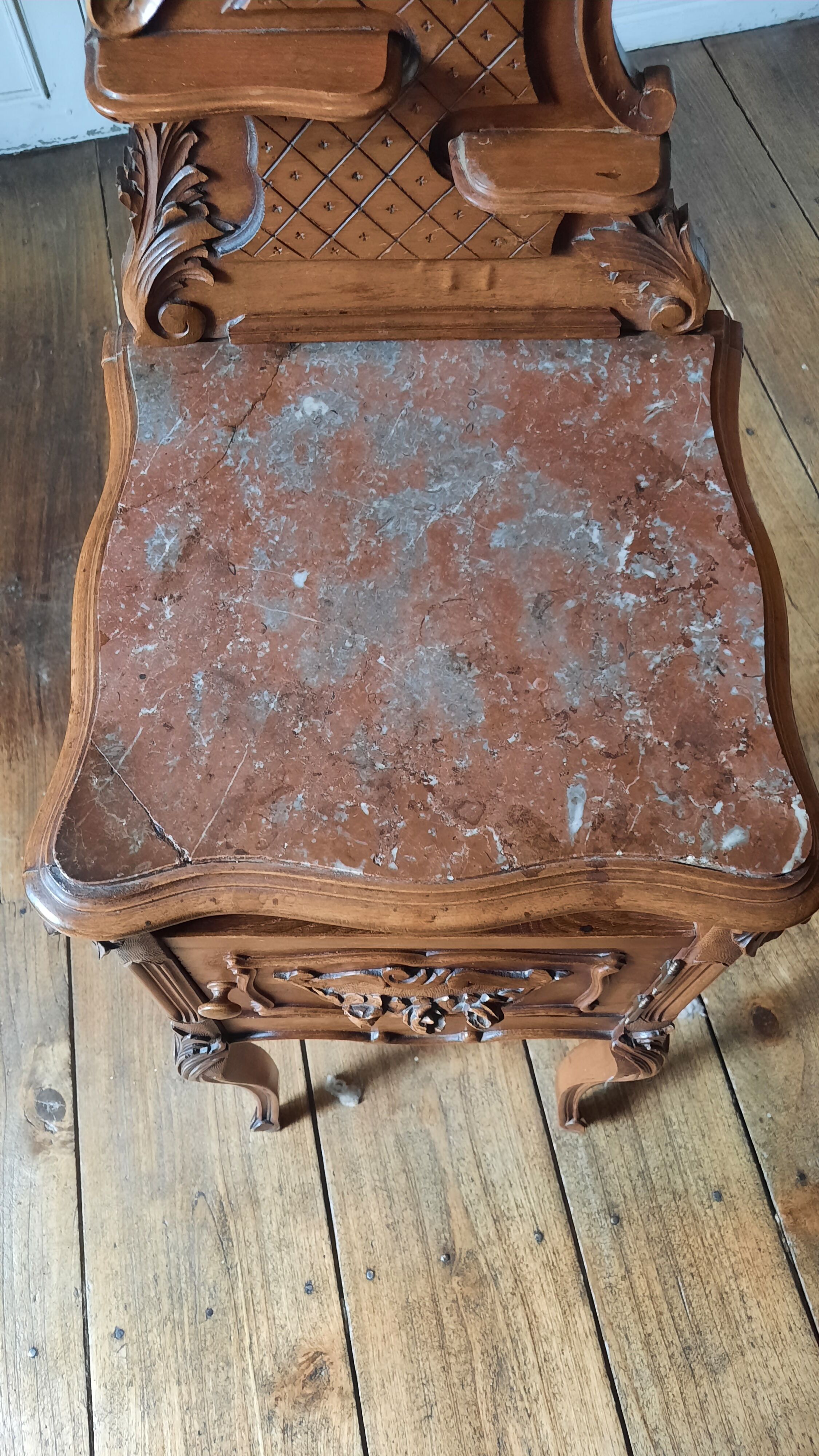 Chevet style Louis XV rocaille