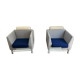 Pair of Eastside armchairs by Ettore Sottsass for Knoll