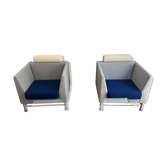 Paire de fauteuils Eastside par Ettore Sottsass pour Knoll