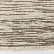8x10 Striped Pattern Brown & Beige Vintage Kilim Rug, 232x291Cm