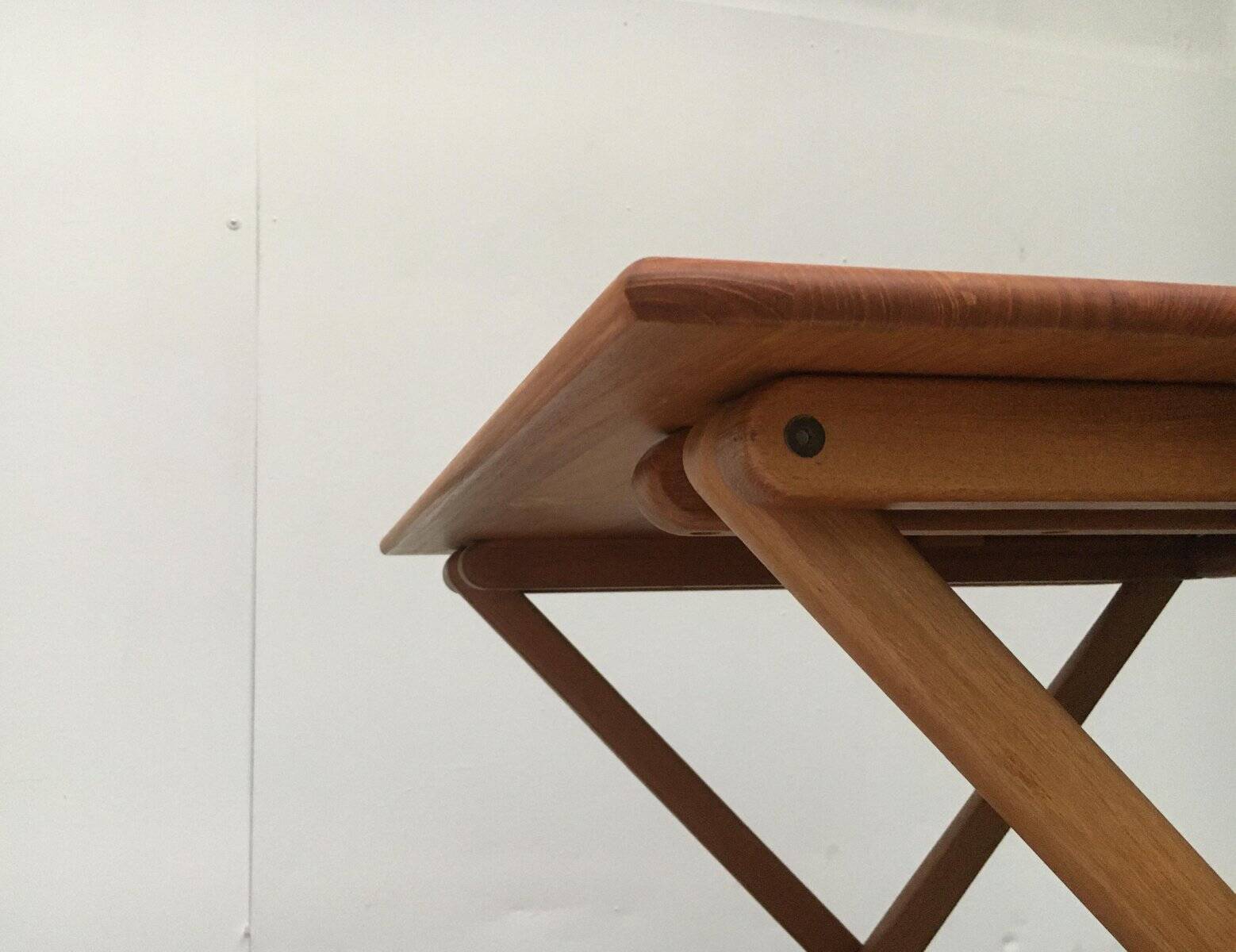 Danish folding table in teak from the mid-century by Juul Kristensen.
