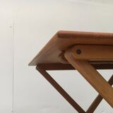 Danish folding table in teak from the mid-century by Juul Kristensen.