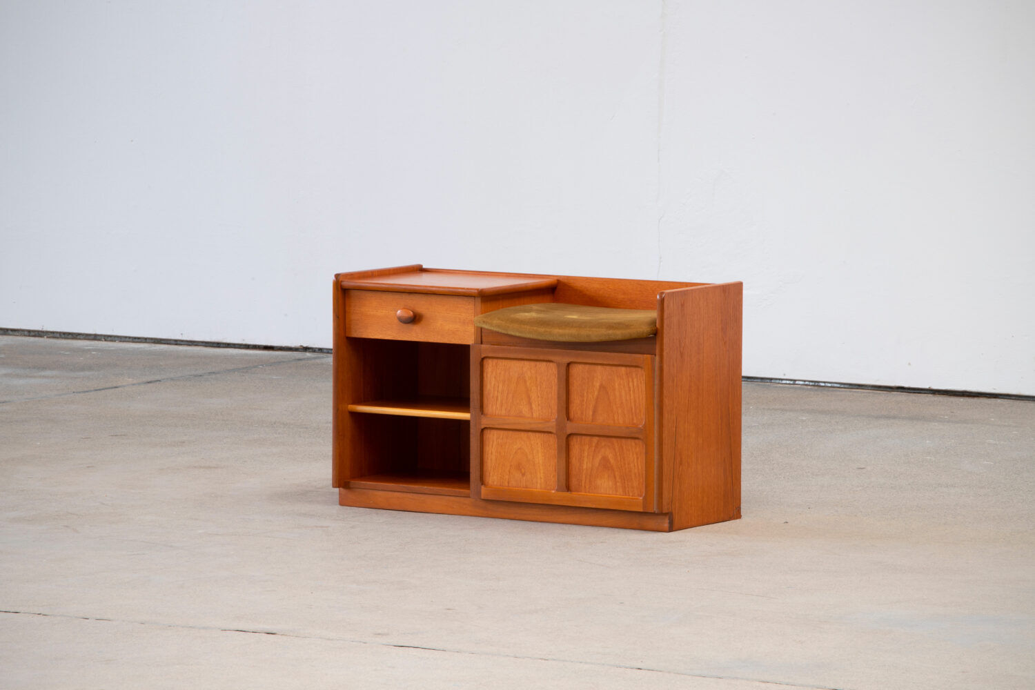 Scandinavian teak bench 1960
