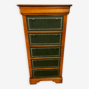 Notary furniture Louis Philippe style cherry wood